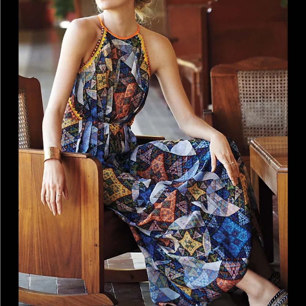Condesa Maxi Dress by Ranna Gill (Anthropologie) XSP